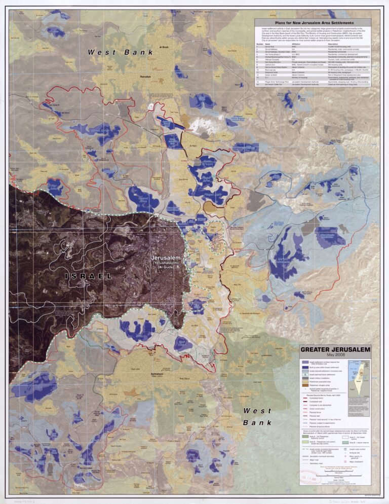 Palestina: ocupación, asentamientos y el control del territorio
